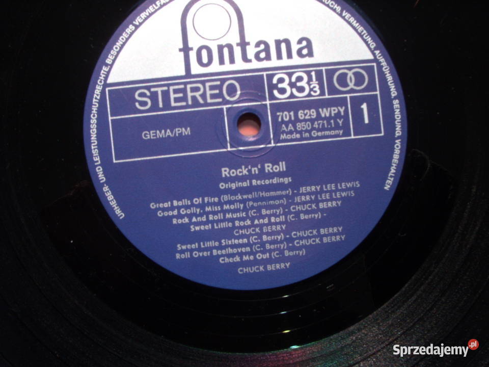 WINYL LP ROCK N ROLLF DOMINO CHBERRY LEE LEWIS Wołów