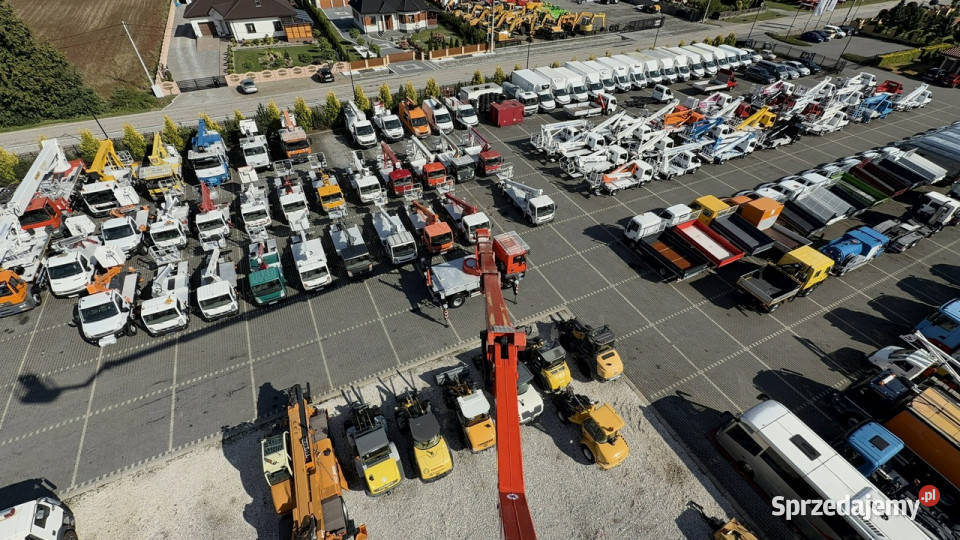 MAN TGM 18340 Zwyżka BISON Palfinger 35 KS elektryczne szyby Widełki