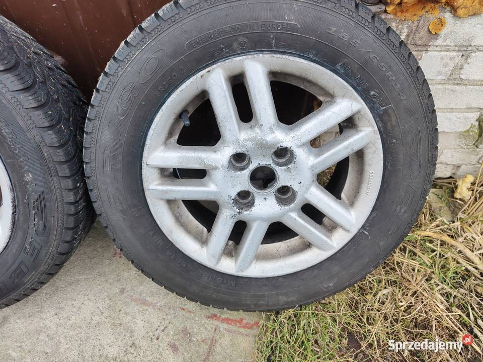 Felgi 14 4x100 et37 opony 18565r14 Dębica z opla Terebiń