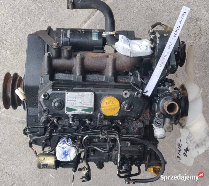 Silnik YANMAR 3TNE74 SPRAWNY Małuszyn