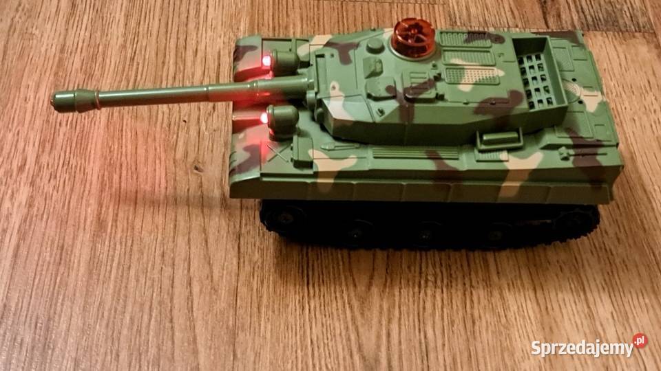 Zielony czołg sterowany na pilota światło dźwięk zielony Zielona Góra