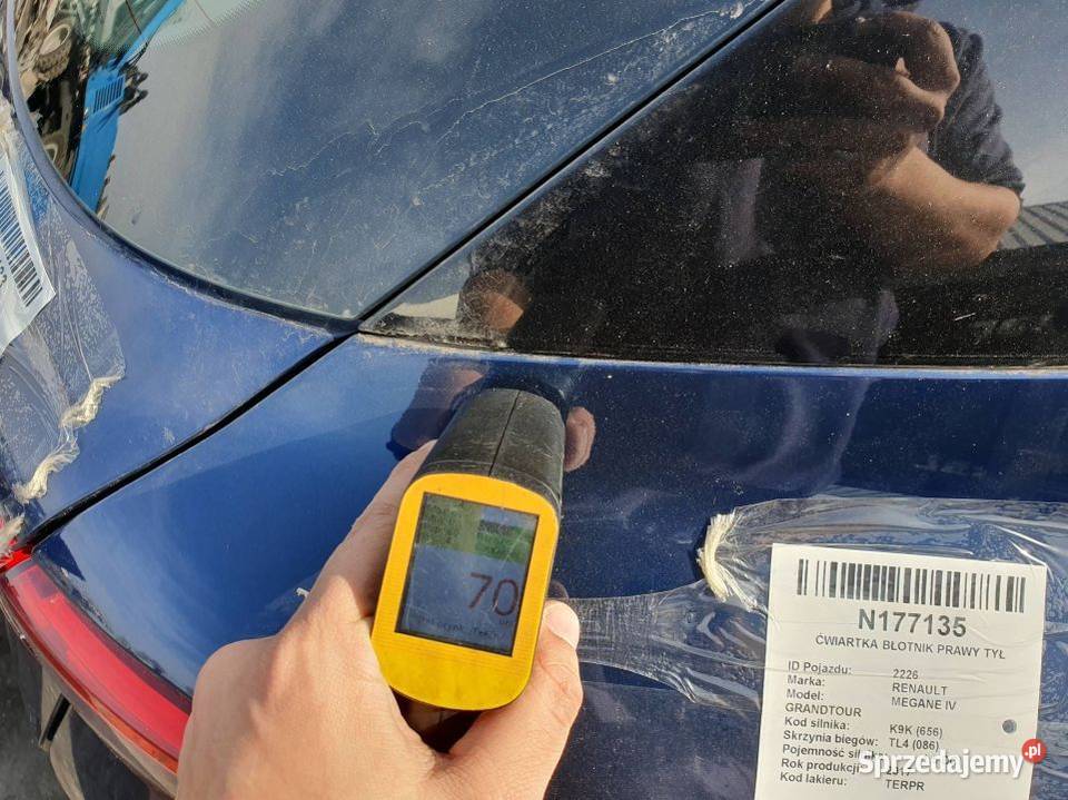 ĆWIARTKA BŁOTNIK PRAWY TYŁ RENAULT MEGANE IV Lipno