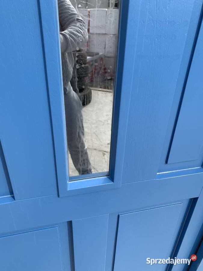 Drzwi zewnętrzne grubość 75 drewniane STYL Grzybno