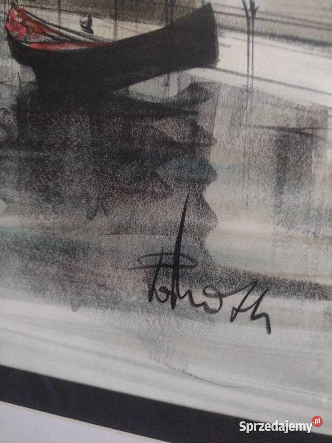Rysunek na papierze WENECJA Toruń