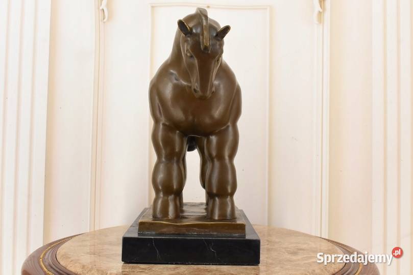 Fernando Botero Gruby Modernistyczny Koń Figura małopolskie