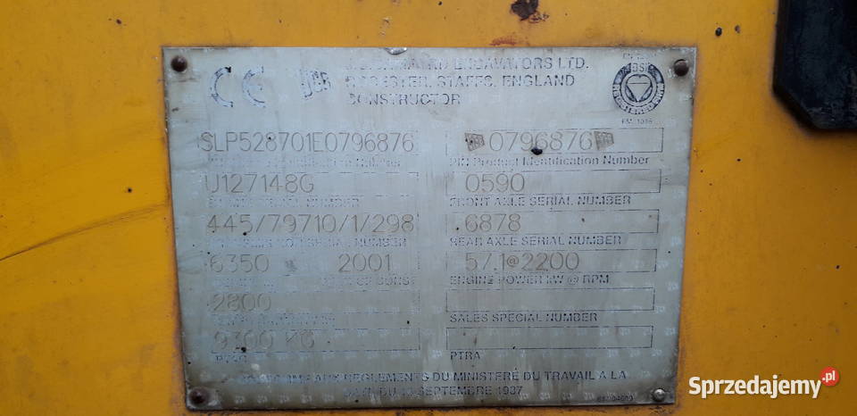 Ładowarka jcb teleskopowa 52870 lubelskie