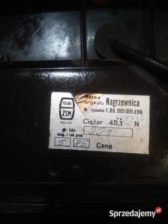 Fiat 125p nagrzewnica obudowa wentylator cięgna Dobieszowice