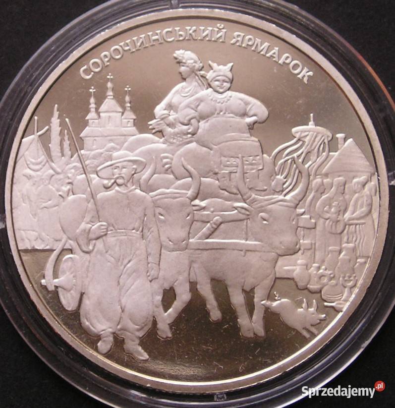 Ukraina 5 hrywien 2005 jarmark soroczyński stan Łódź