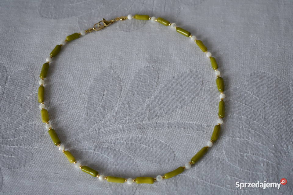 Naszyjnik koral masa perłowa Warszawa sprzedam