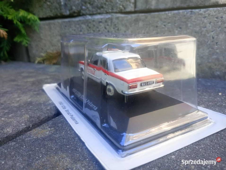 FIAT 125P STRAŻ POŻARNA kultowe auta PRL 143 mazowieckie Warszawa