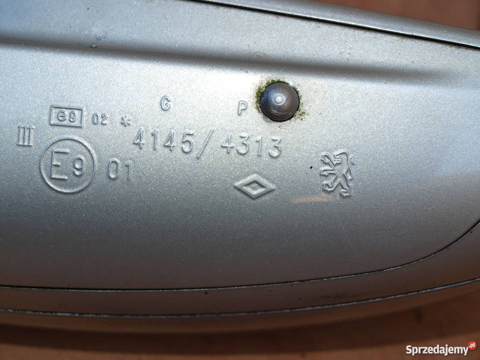 Peugeot 407 Coupe lusterko prawe elektryczne lusterka zewnętrzne Kalisz