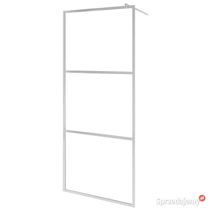 vidaXL Ścianka prysznicowa mrożone szkło mazowieckie