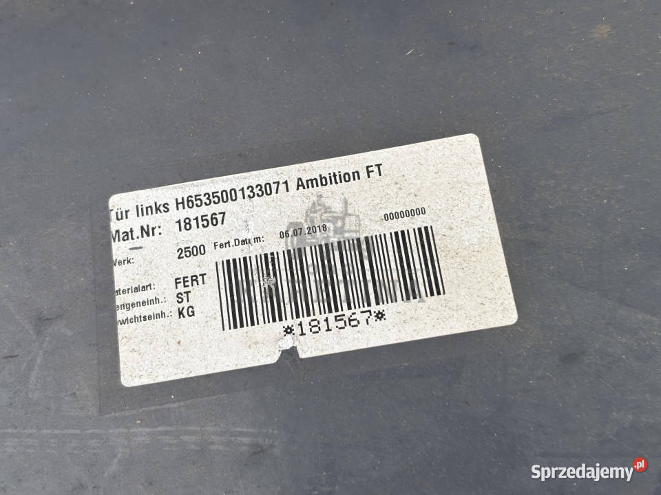 Fendt Katana 65 S4 650 Gen3 85 S4 Owiewka Lewa Jastrzębniki