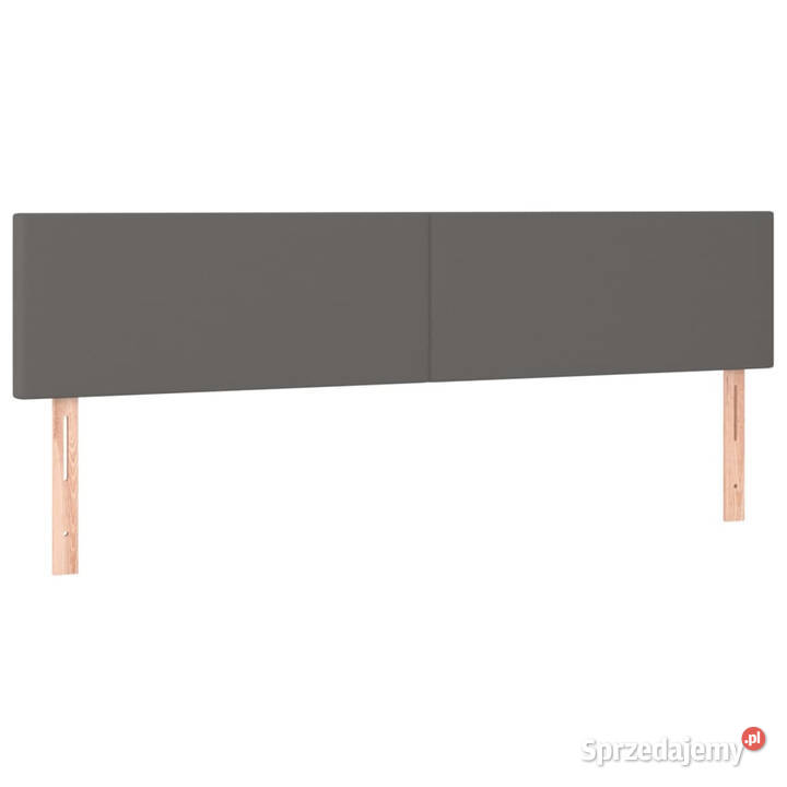 Zagłówek do łóżka z LED szary 160x5x7888 Warszawa