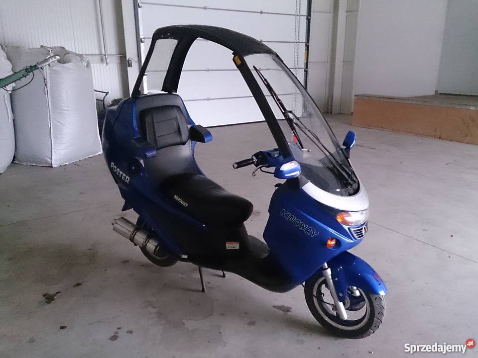 do skuter z dachem Kingway poster silnika silni elektryczny starter Lasowice Małe