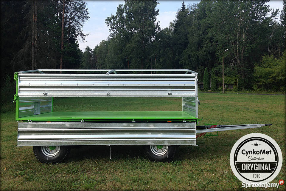 Przyczepa rolnicza dwuosiowa T169 6 T CynkoMet Tarnowskie Góry