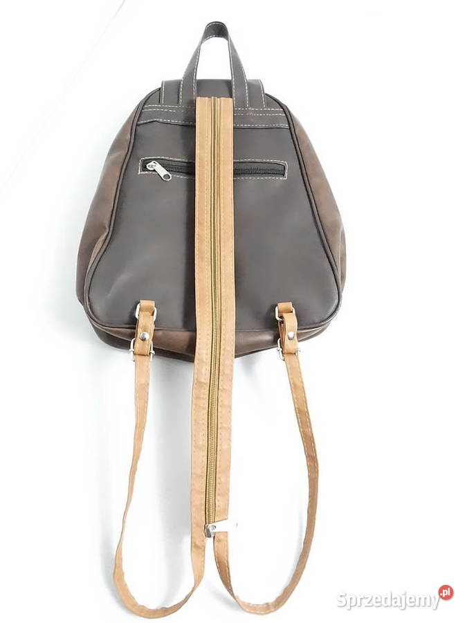 Stylowy Plecak Vintage MickGwend Paris Stan Biłgoraj
