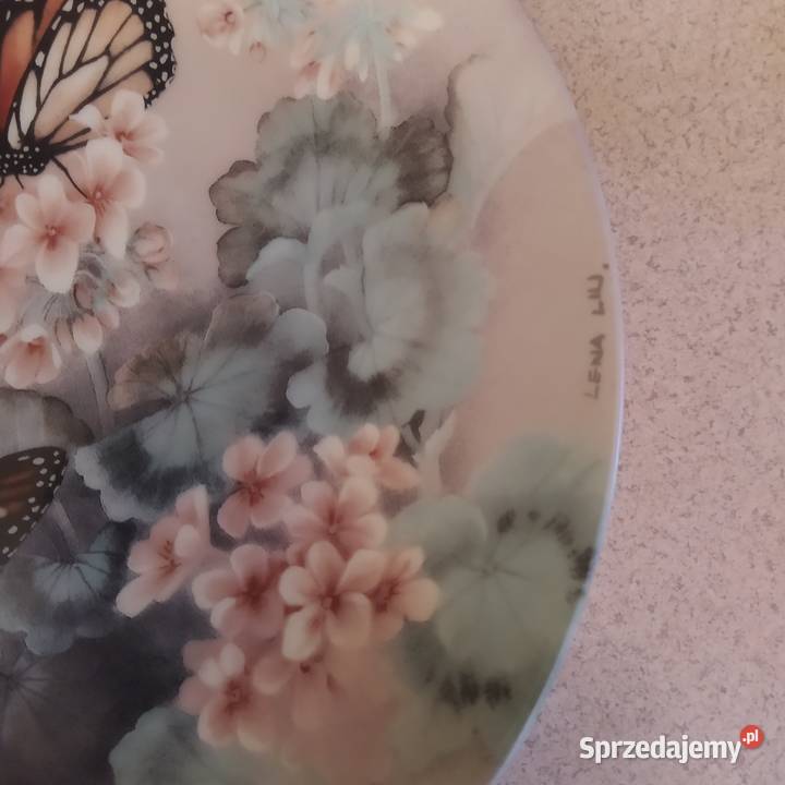 Talerz dekoracyjny Lena Riu 1988 Gdańsk