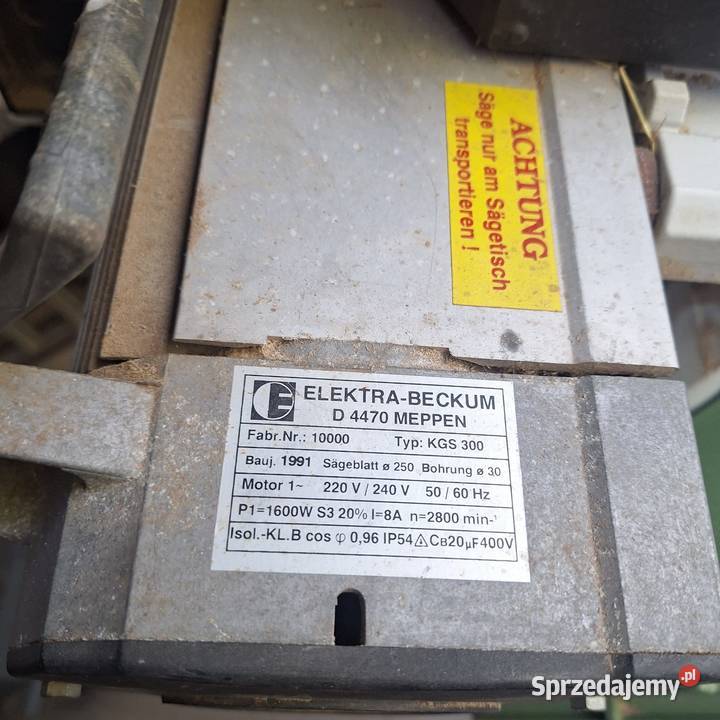 Ukośnica Elektra Beckum Narzędzia Lubań