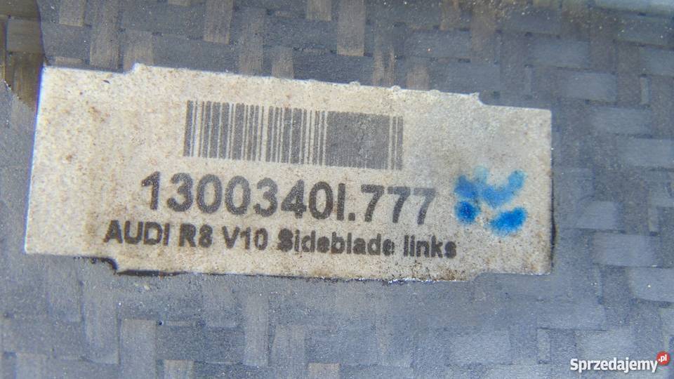 CARBON DOKŁADKA KAROSERII LEWA AUDI R8 1300340A Nowy Tomyśl