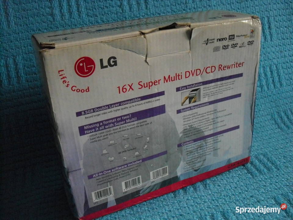 Nagrywarka płyt LG DVD +/- RW Bielawa sprzedam