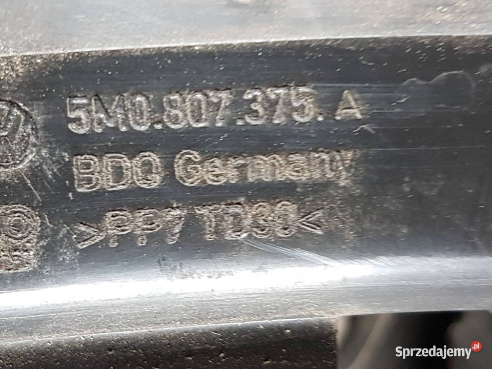 VW GOLF V PLUS SLIZG ZDERZAKA 5M0807376A Karoseria Turek sprzedam