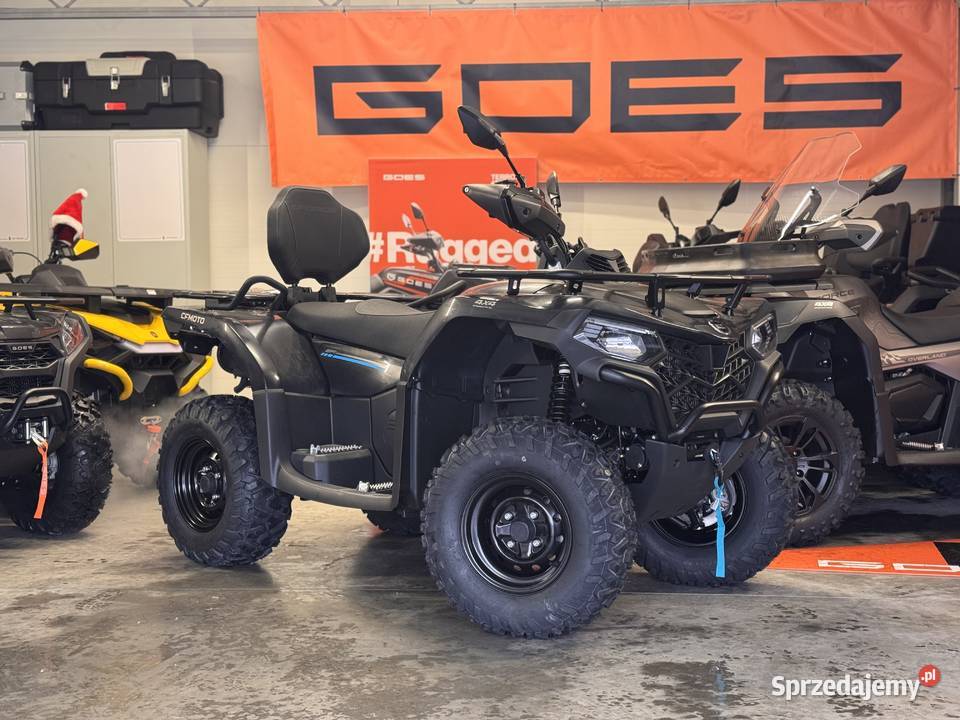 Quad CfMoto 520L Black 4x4 Led Long Black nieuszkodzony Kobiele Wielkie
