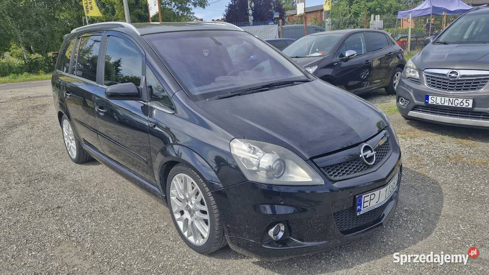 Opel Zafira B 20 LPG 240 wersja OPC czarny Częstochowa