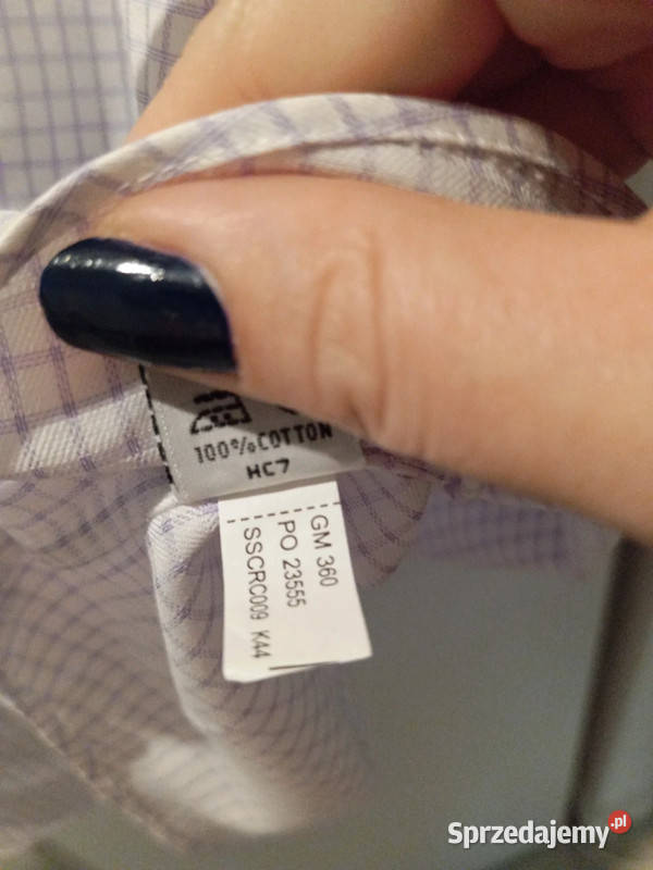 Koszula Męska Bawełna L Kratka Nowa Hawes Curtis Rozmiar L Odzież codzienna kujawsko-pomorskie