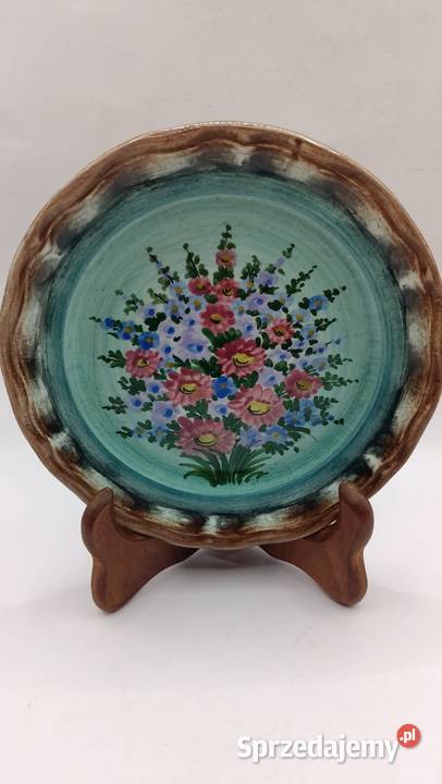 Nieduży podstawek dekoracyjny ręcznie malowany Zamość