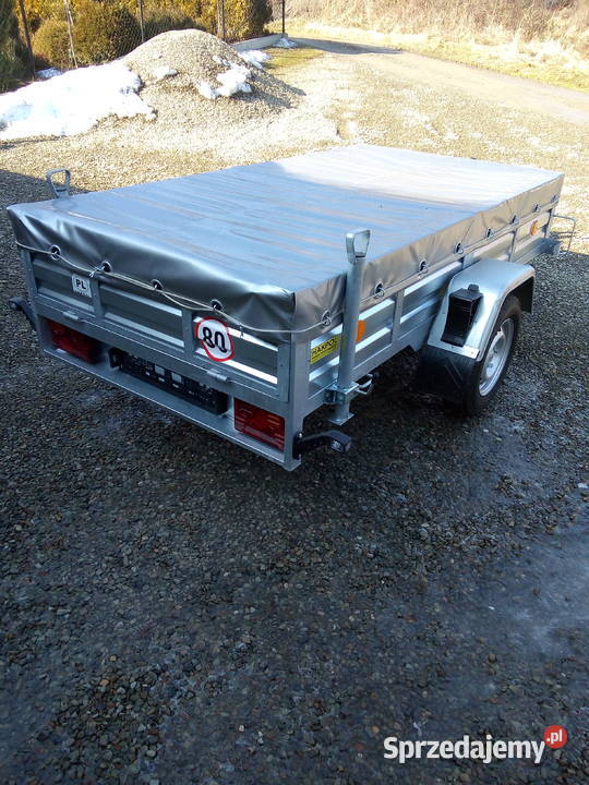 Przyczepka Samochodowa Hakpol130x250 Nowa Do samochodów osobowych Brzostek sprzedam