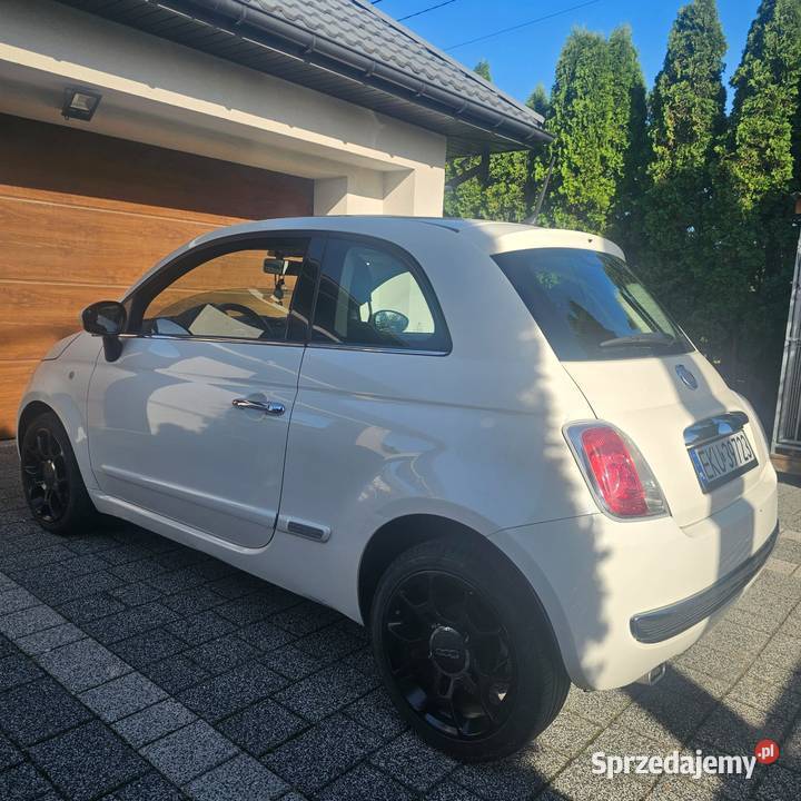 Fiat 500 12b panorama klimatyzacja alufelgi biały