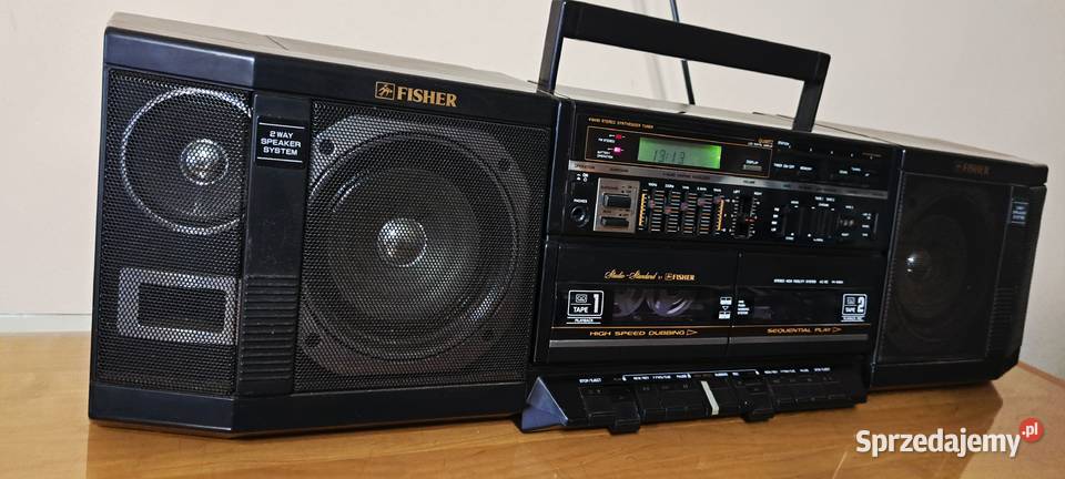 Wieki boombox Fisher PHW804L sprawny Krotoszyn