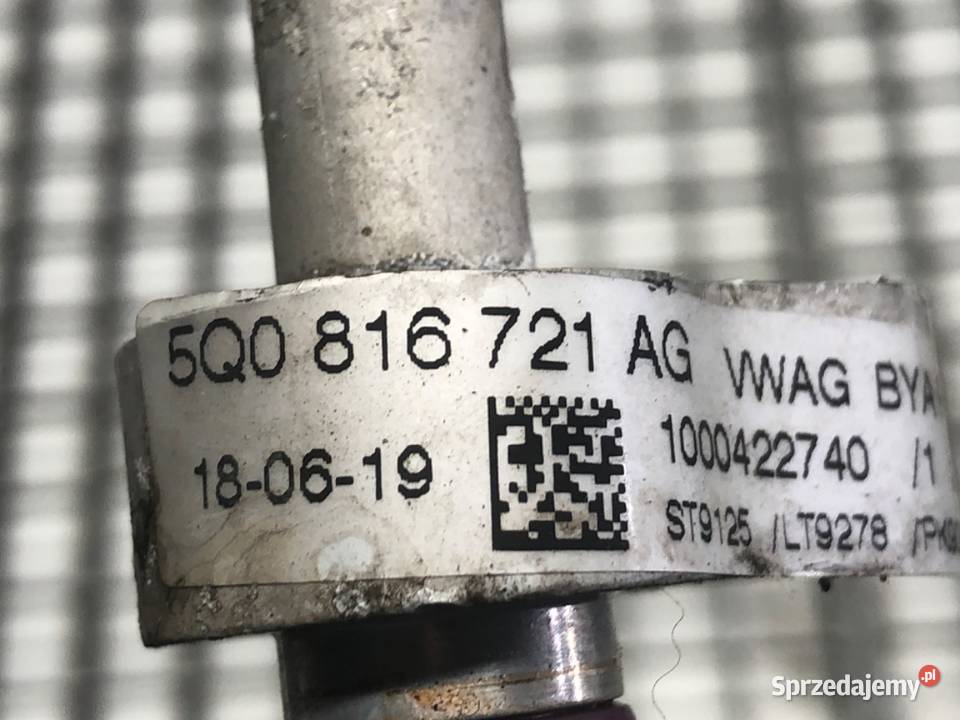 RURKA KLIMATYZACJI SEAT LEON III 5Q0816721AG 20 osobowe