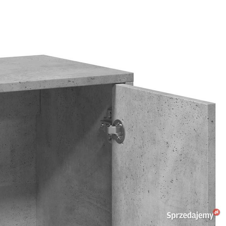Szafka szarość betonu 60x31x70 materiał