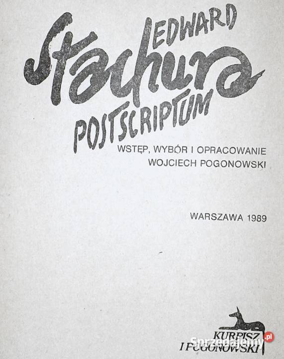 Postscriptum Edward Stachura Chełm