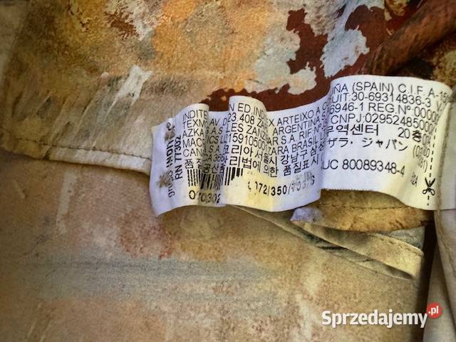 Zara koszula męska S z krótkim rękawem