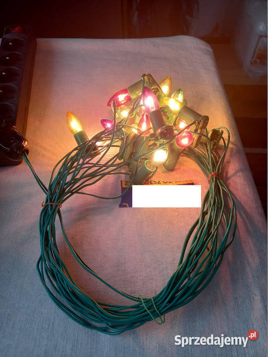 Lampki choinkowe z czasów PRLu Tomaszów Lubelski