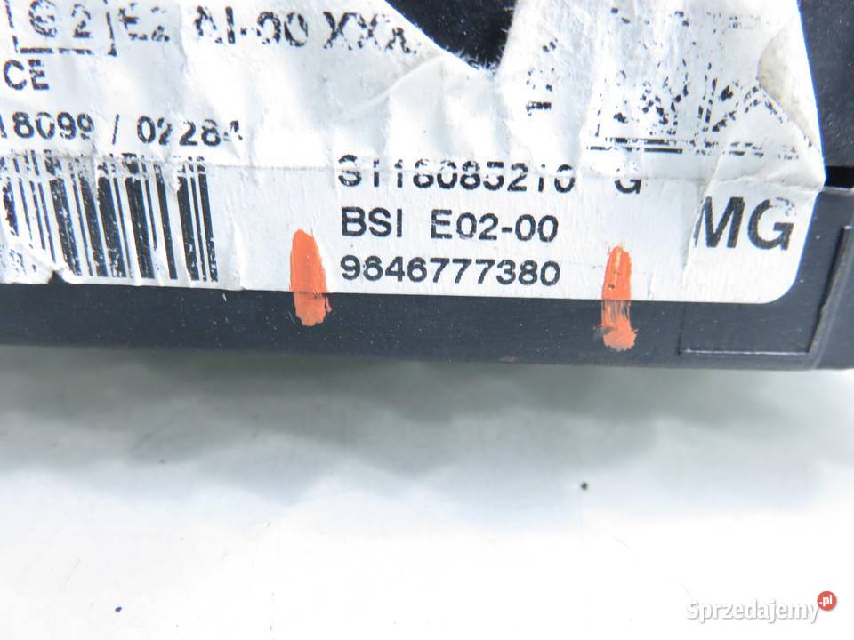 BSI PEUGEOT 206 CC 2D 16 16V NFU TU5JP4