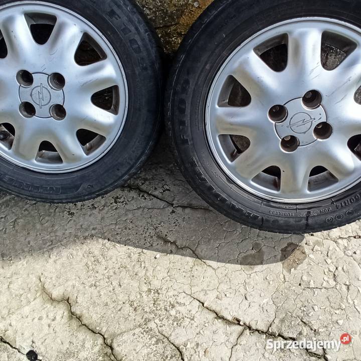 Koła Alufelgi ładnymi oponami 14 4x100 Astra Opatów