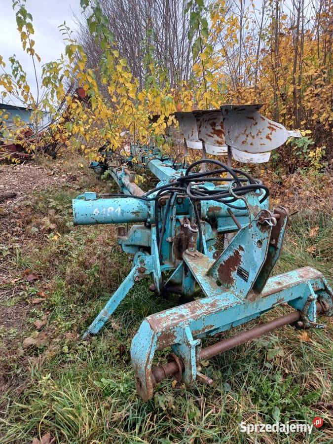 Pług 7skibowy pół zawieszany Eberhardt nieuszkodzony Pługi Mroczno