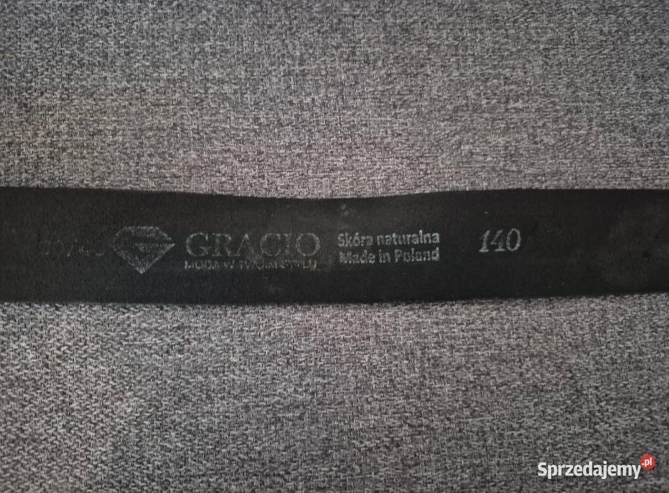 Pasek do spodni rozmiar 140 Skarpetki RockStar czarny dolnośląskie sprzedam