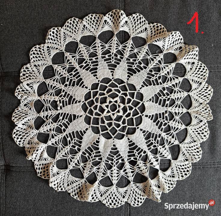 serwetka szydełkowa 5560 średnica łódzkie Łódź sprzedam
