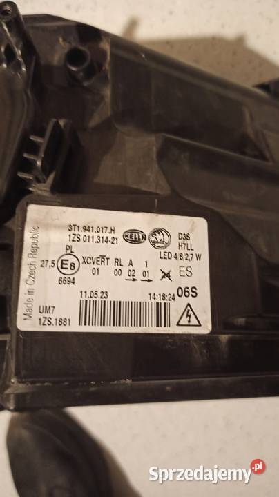 Lampa przednia lewa Skoda Superb 2 FL Xenon Led Wrocław