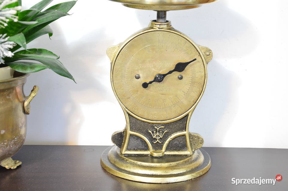 stara WAGA 10 żeliwna sygnowana Tarir Waage śląskie Jastrzębie-Zdrój