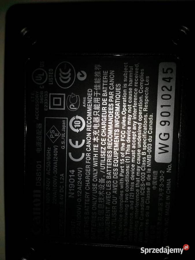 Oryginalna ładowarka CANON CB5L wielkopolskie Poznań