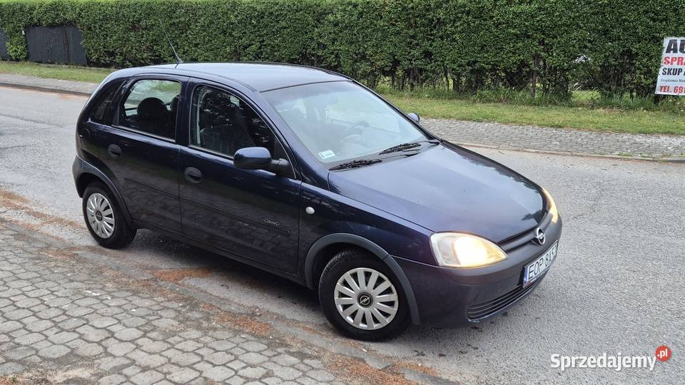 OPEL CORSA C 10B ZAREJESTROWANY KLIMA ELEKTRYKA serwisowany w ASO