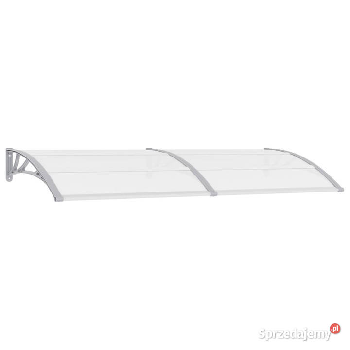 Daszek drzwi szaroprzezroczysty 240 x 75 PC