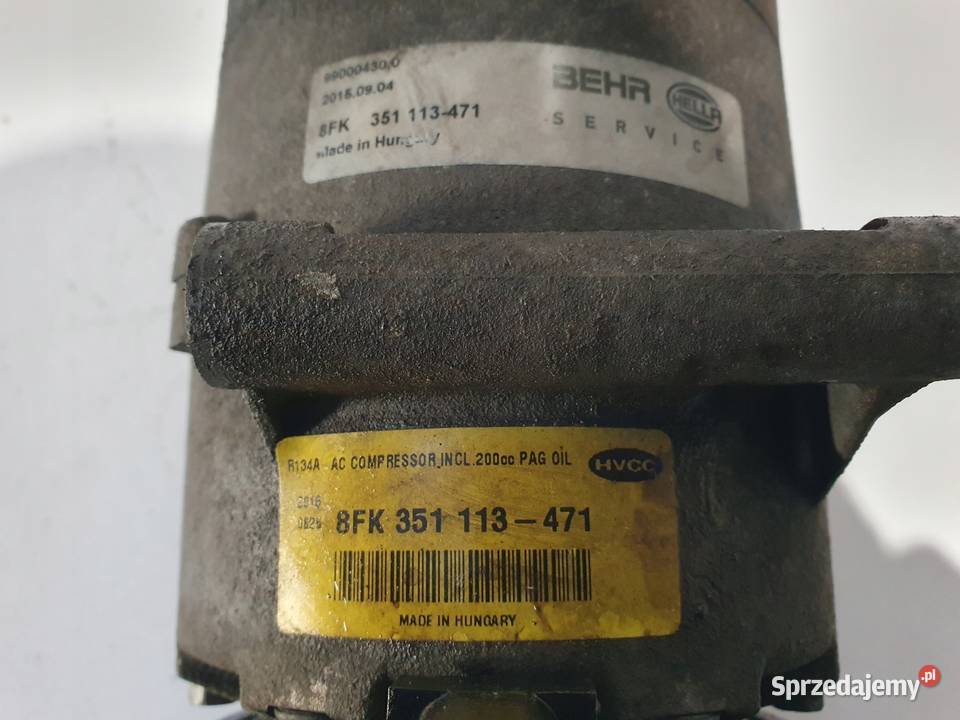 SPRĘŻARKA KLIMATYZACJI Ford C Focus MK2 18 16V Chełm sprzedam