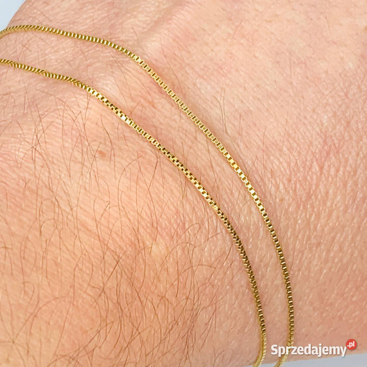 Złoty ŁAŃCUSZEK damski 585 14K WENECJANA 39 złote Warszawa